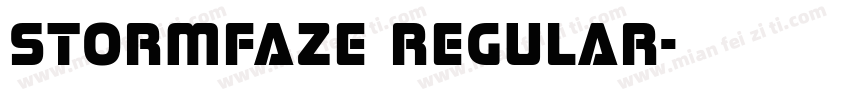 Stormfaze Regular字体转换
